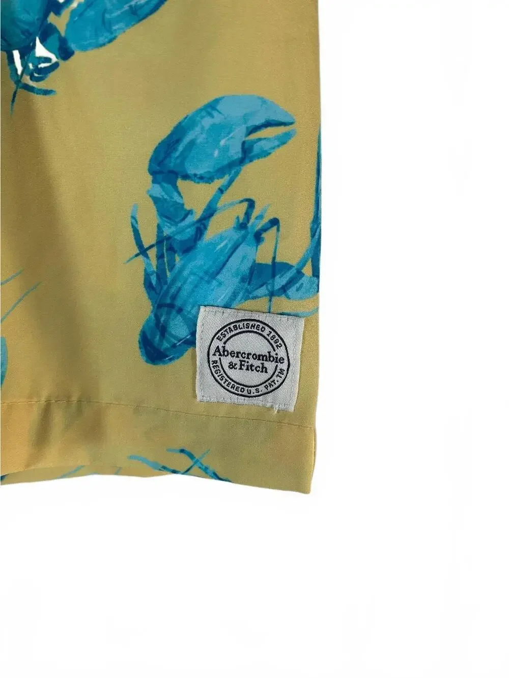 ABERCROMBIE KIDS Boy’s Lobster Print Swim Trunks / Size: 5/6